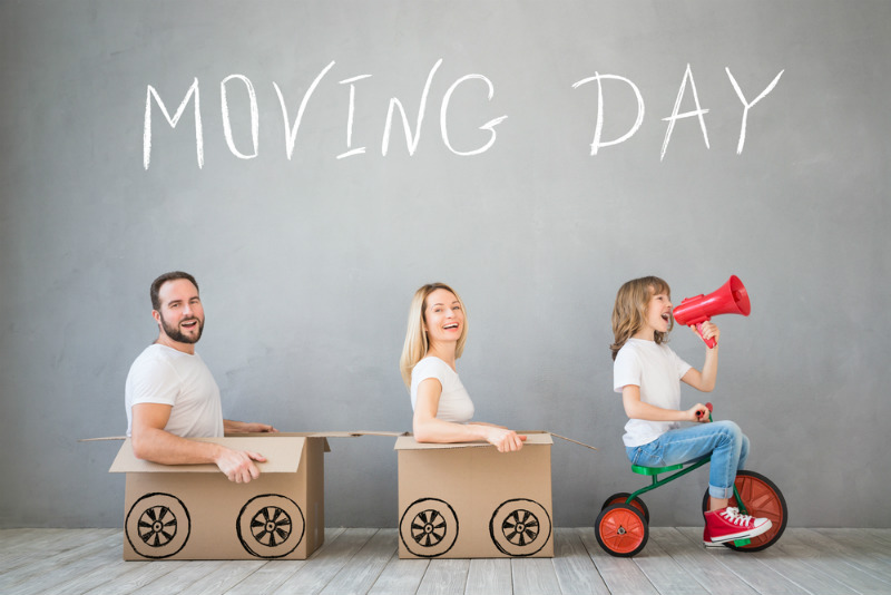 moving with kids